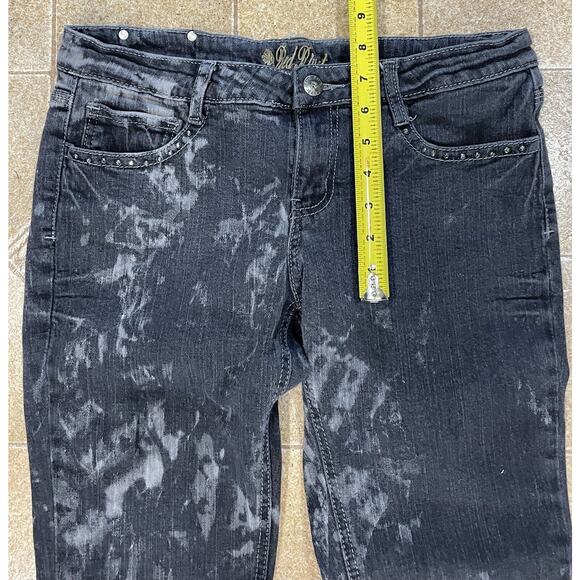 Red Rivet Jeans Black Spots/Gray Bedazzled/Embellished Pockets Women’s Size 9 - Picture 4 of 14